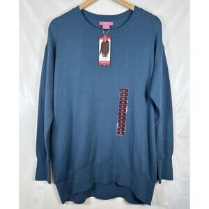 Isaac Mizrahi New York Lounge Tunic Sweater Blue Long Sleeve Women’s XL New